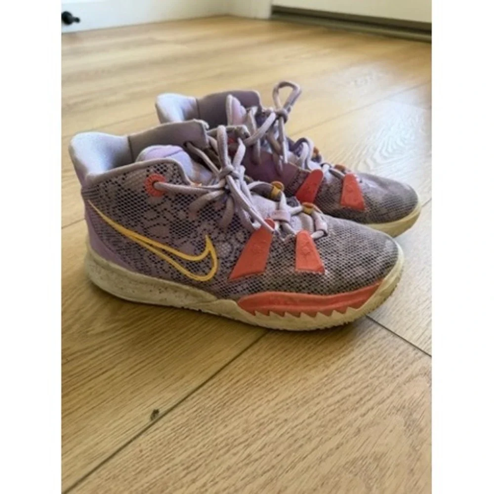 Nike Kyrie 7 Daybreak Citron Pulse Kids‎ Basketball Shoes CT4080-501 Size 4Y